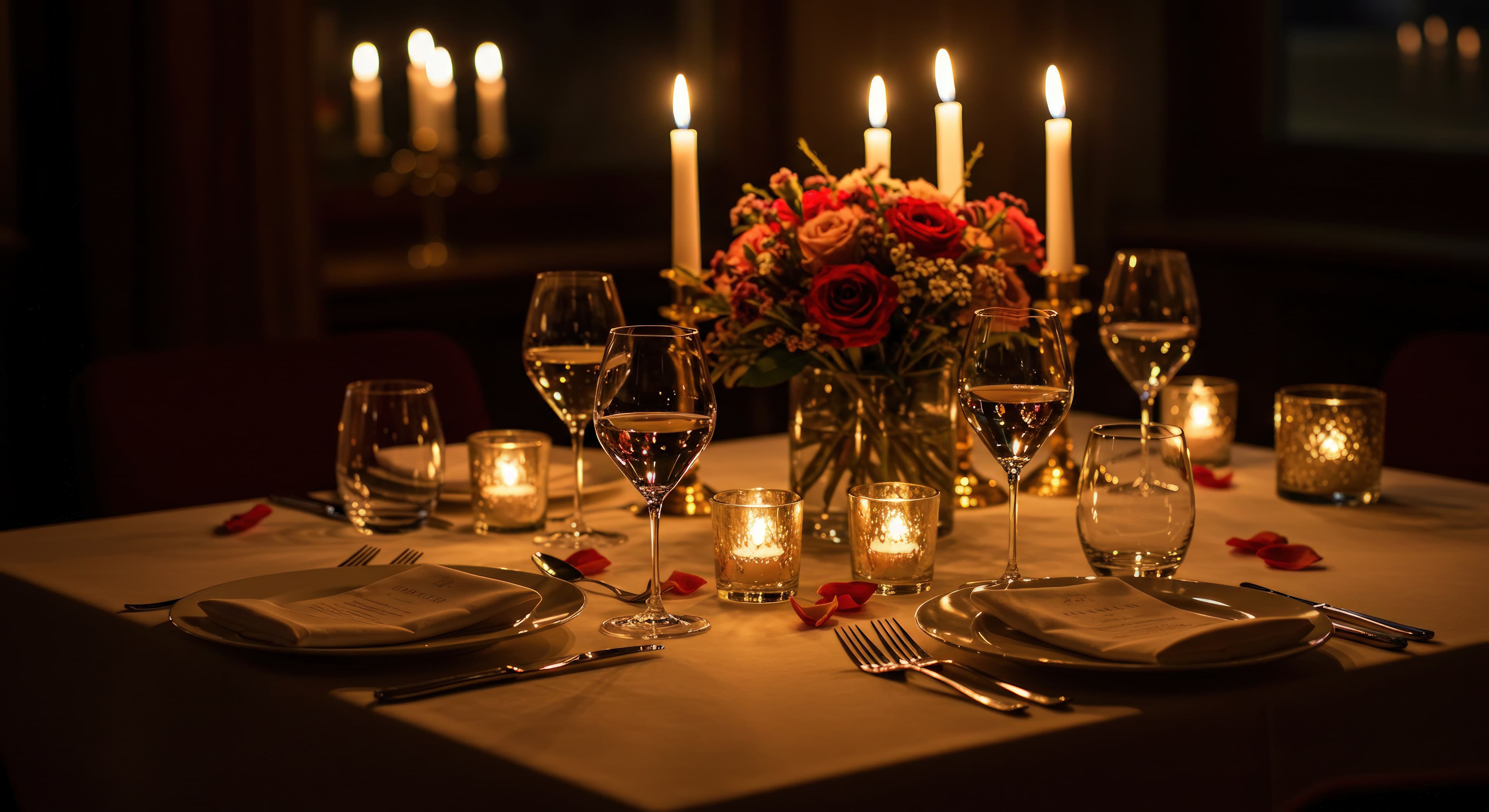 Warm evening candlelit dinner beneath open skies at Rajarata Hotel, Anuradhapura